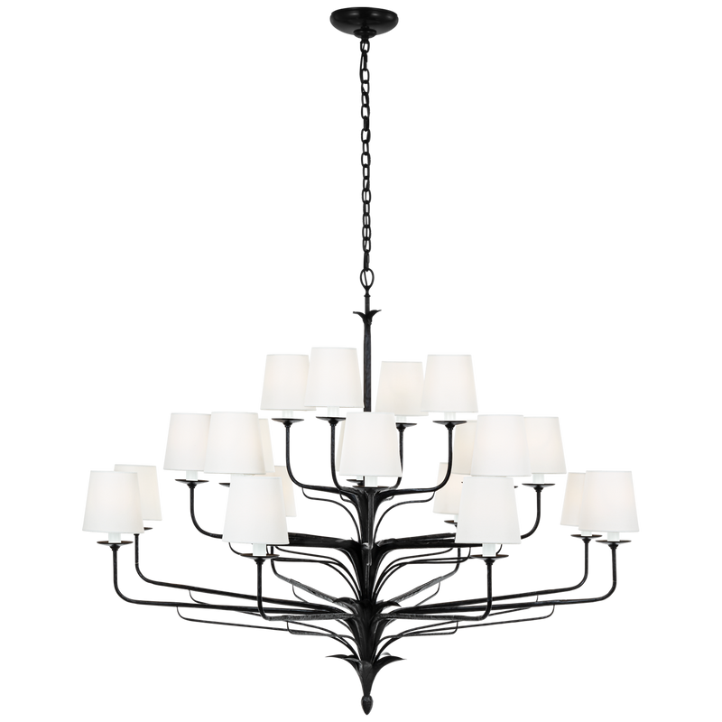 Amalfi 50" Three-Tiered Chandelier