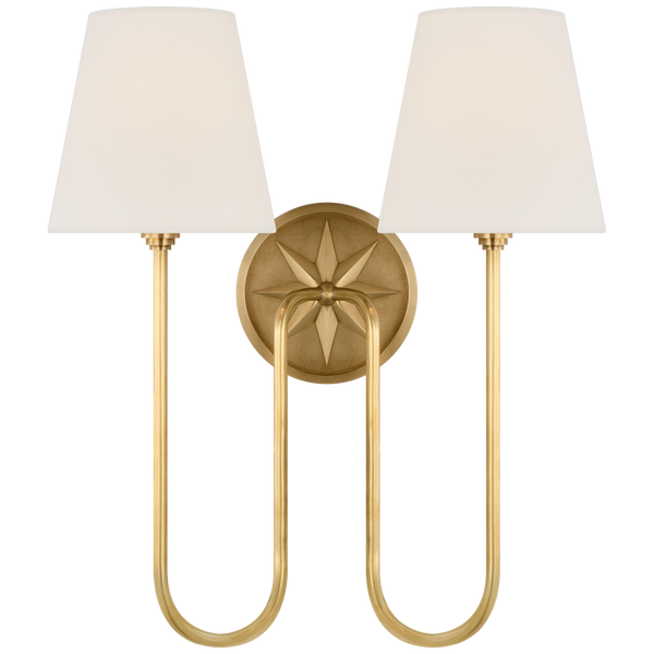 Polaris 17" Double Sconce