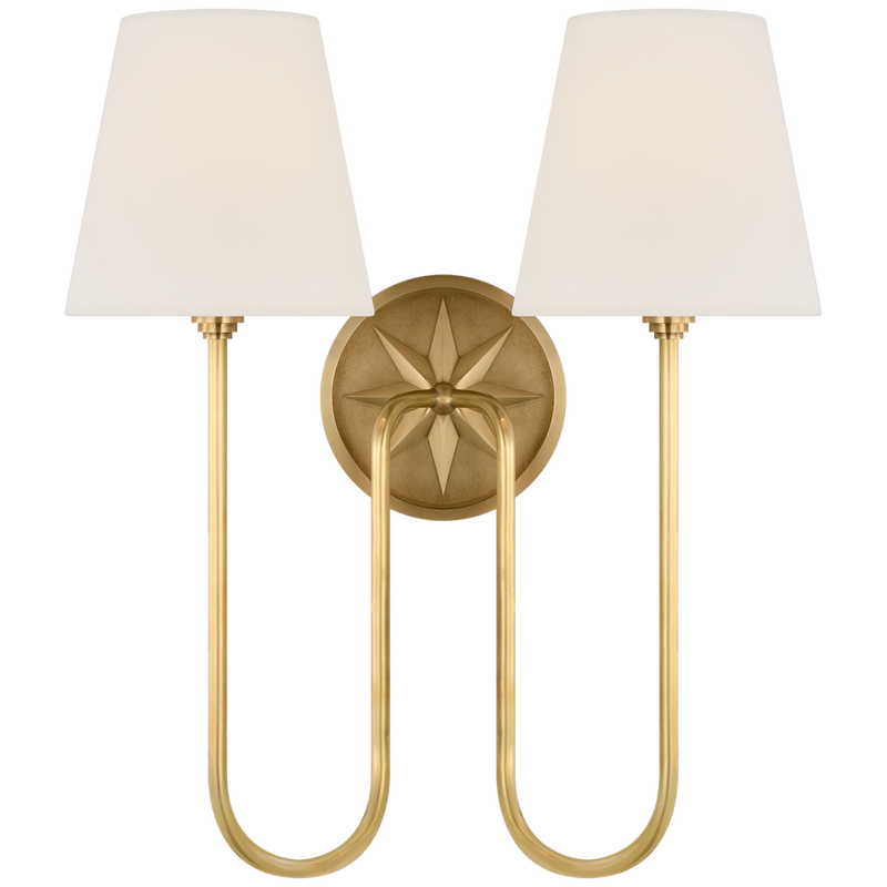 Polaris 17" Double Sconce