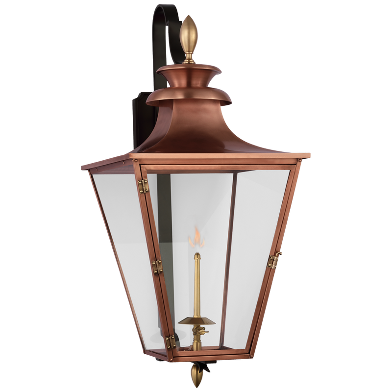 Albermarle Medium Bracketed Gas Wall Lantern