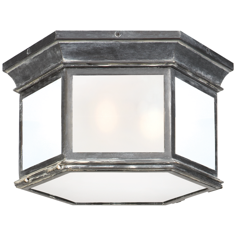 Club Large Hexagonal Flush Mount