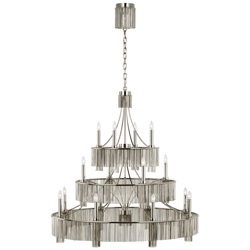 Sutton 50" Three Tier Chandelier