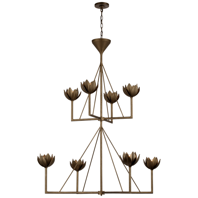 Alberto Large Two Tier Chandelier