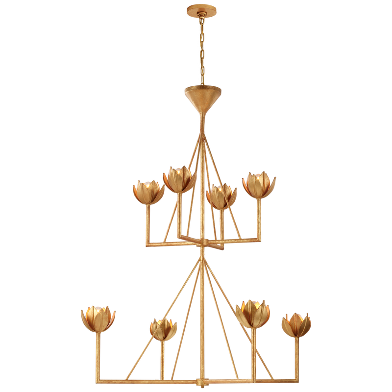 Alberto Large Two Tier Chandelier