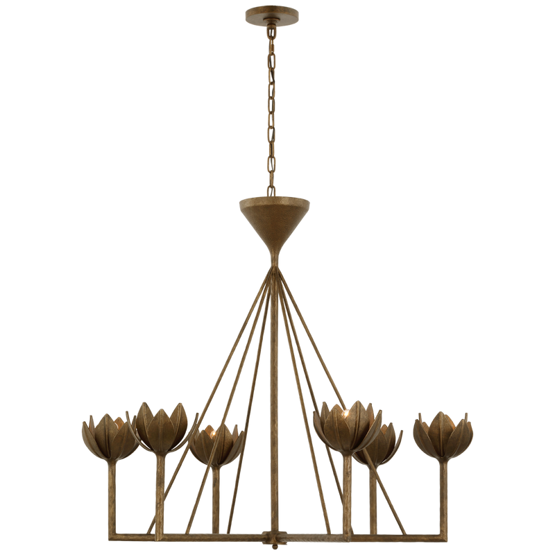 Alberto Large Low Ceiling Chandelier