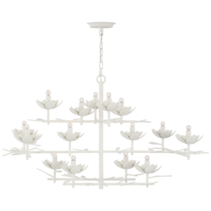 Clementine 48" Low Wide Tiered Chandelier