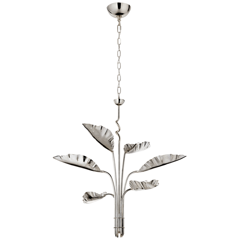 Dumaine Medium Pierced Leaf Chandelier