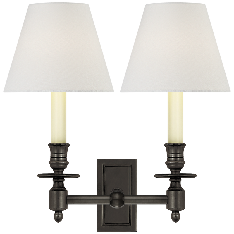 French Double Library Sconce