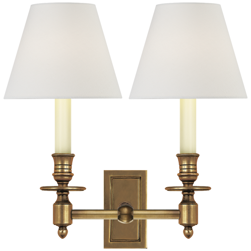 French Double Library Sconce