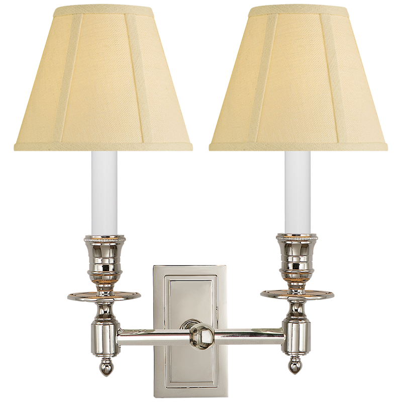 French Double Library Sconce