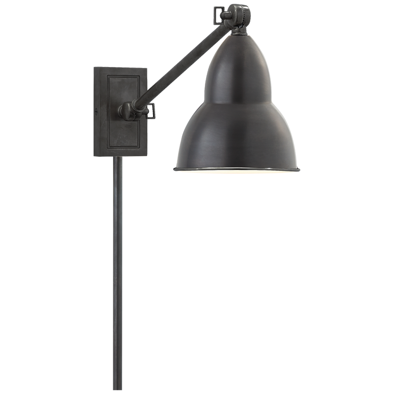 French Library Single Arm Wall Lamp