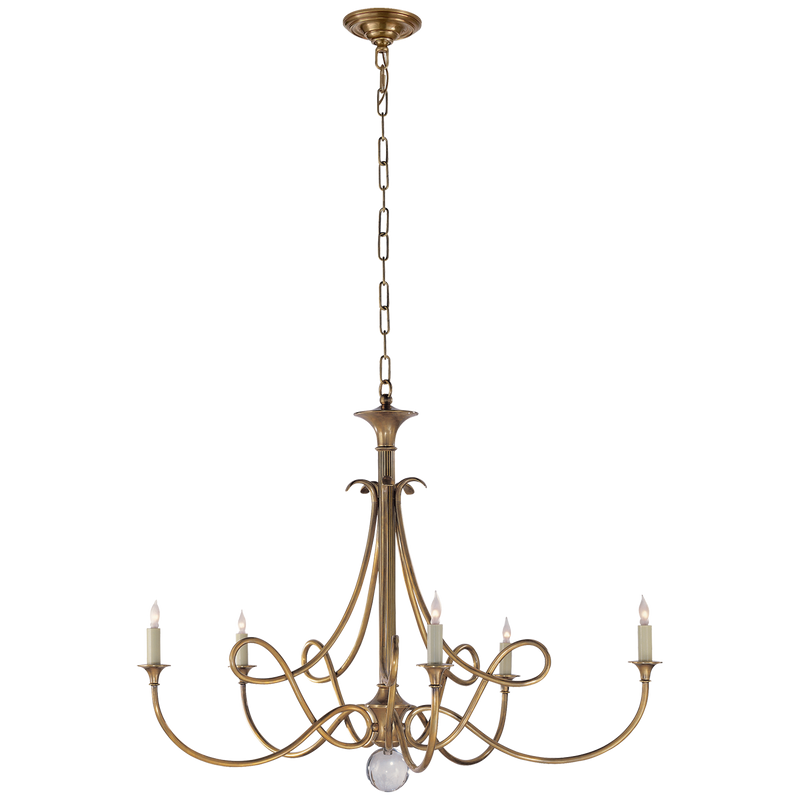 Double Twist Large Chandelier