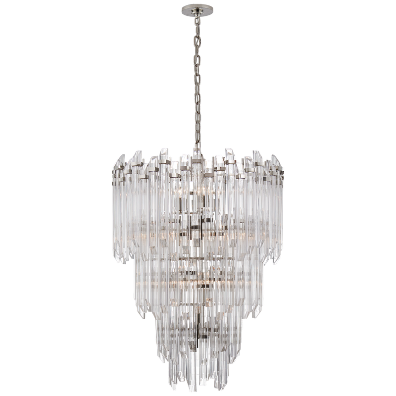 Adele Three-Tier Waterfall Chandelier