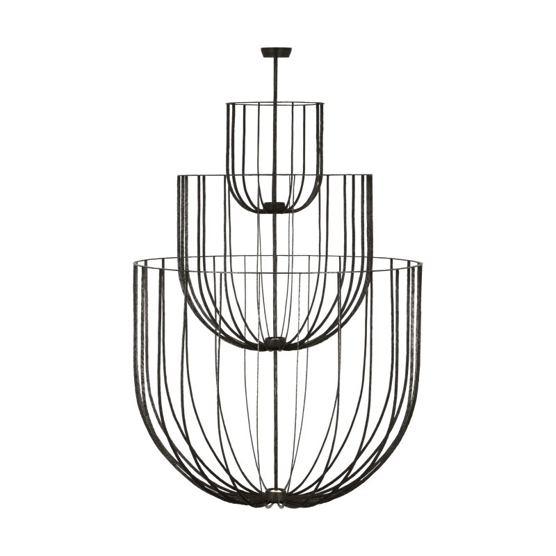 Sanchi Grande Three Tier Chandelier