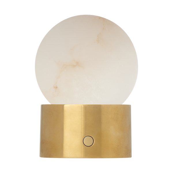 Mina Alabaster Accent Rechargeable Table Lamp