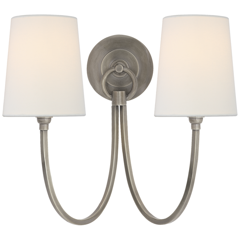 Reed Double Sconce