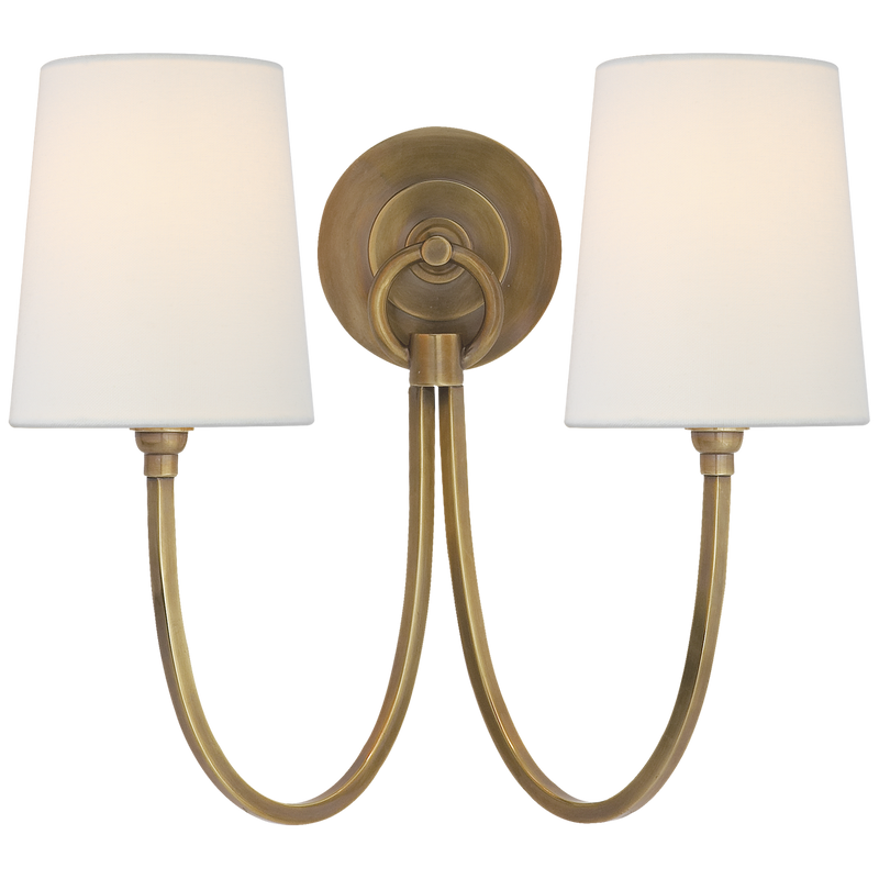 Reed Double Sconce