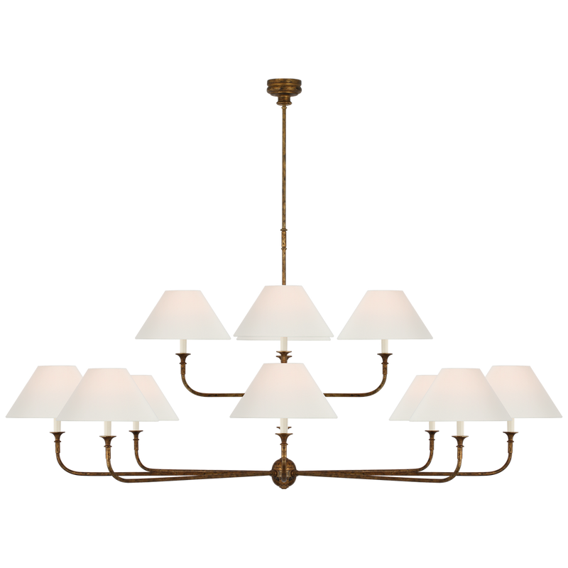 Piaf Oversized Two Tier Chandelier