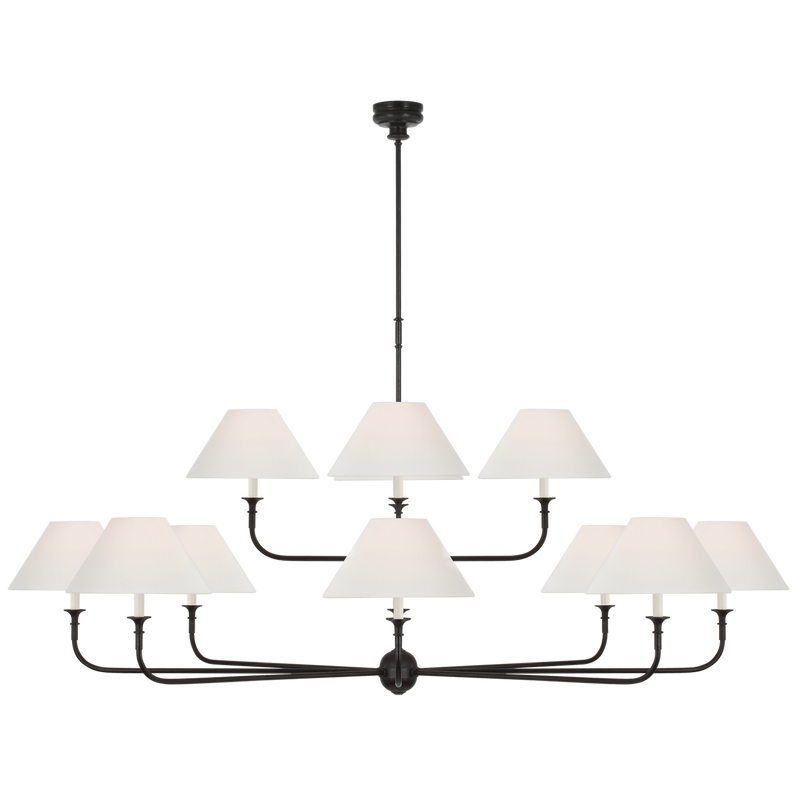 Piaf Oversized Two Tier Chandelier