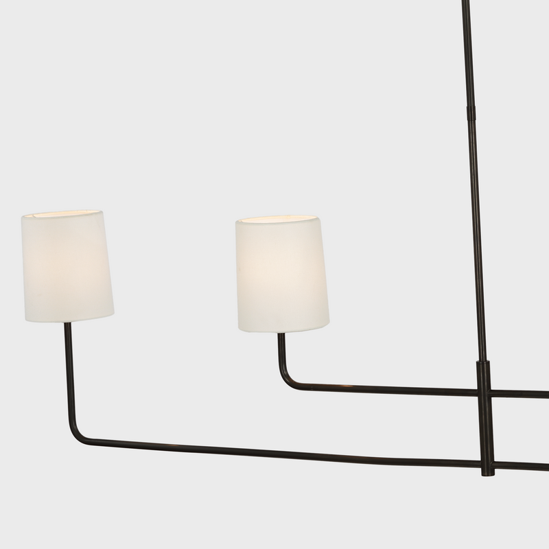 Go Lightly 70" Four Light Linear Chandelier