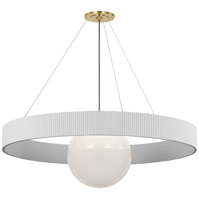 Arena 53" Ring and Globe Chandelier