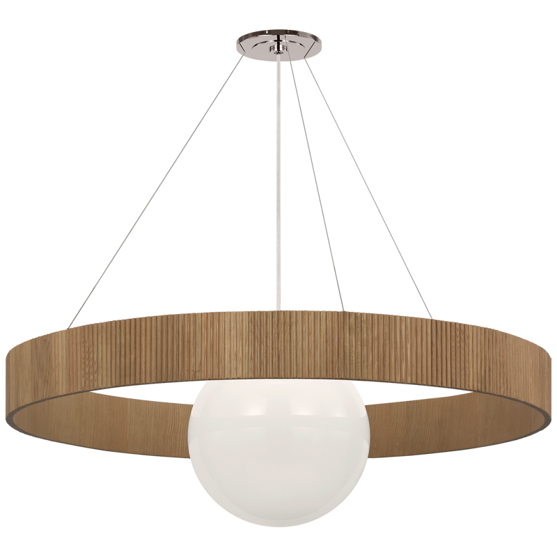 Arena 53" Ring and Globe Chandelier