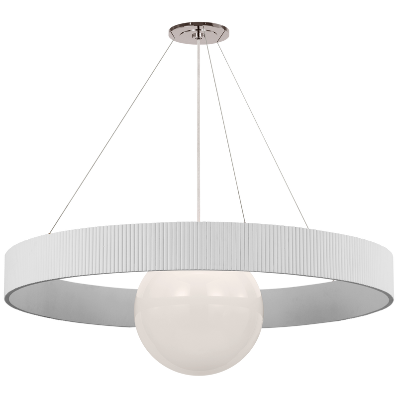 Arena 53" Ring and Globe Chandelier