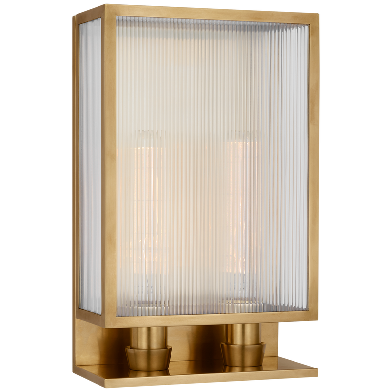 York 16" Double Box Sconce