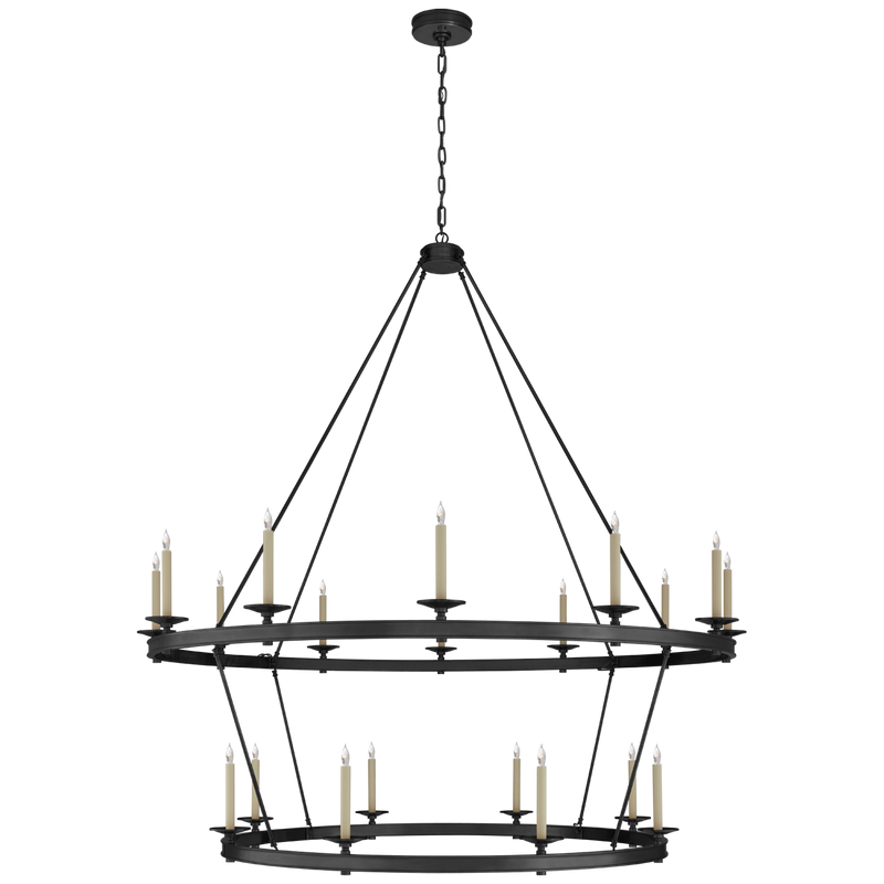 Launceton XXL Two Tiered Chandelier