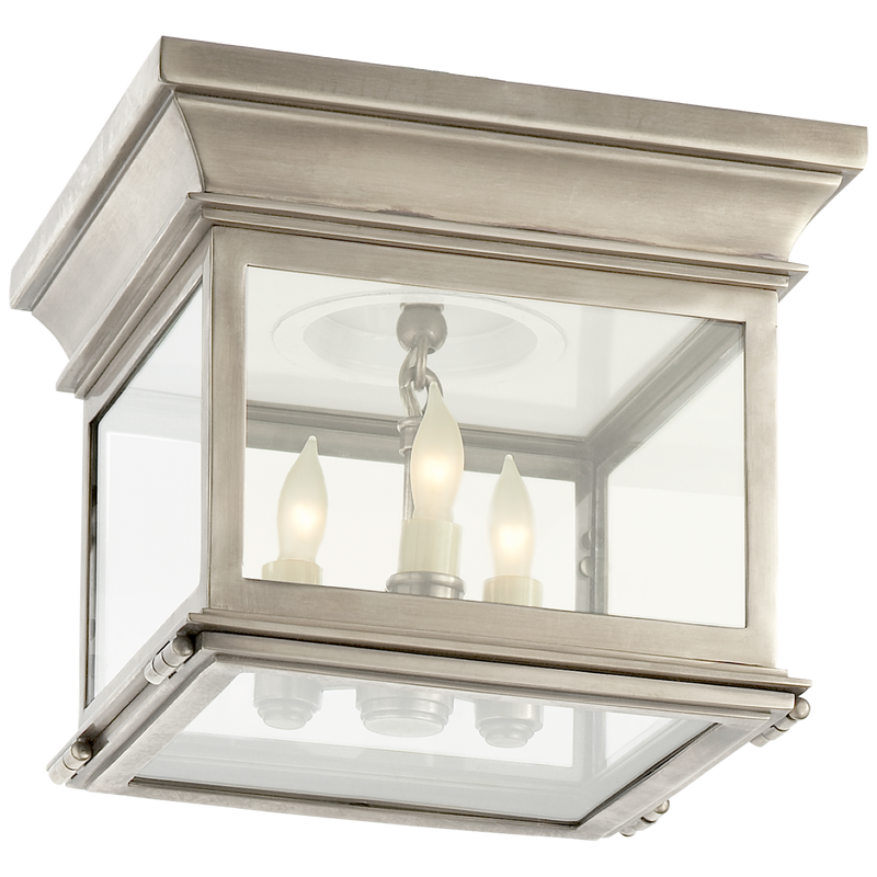 Club Small Square Flush Mount