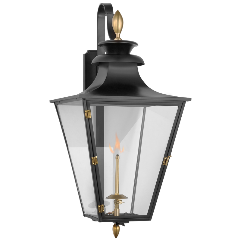 Albermarle Medium Bracketed Gas Wall Lantern