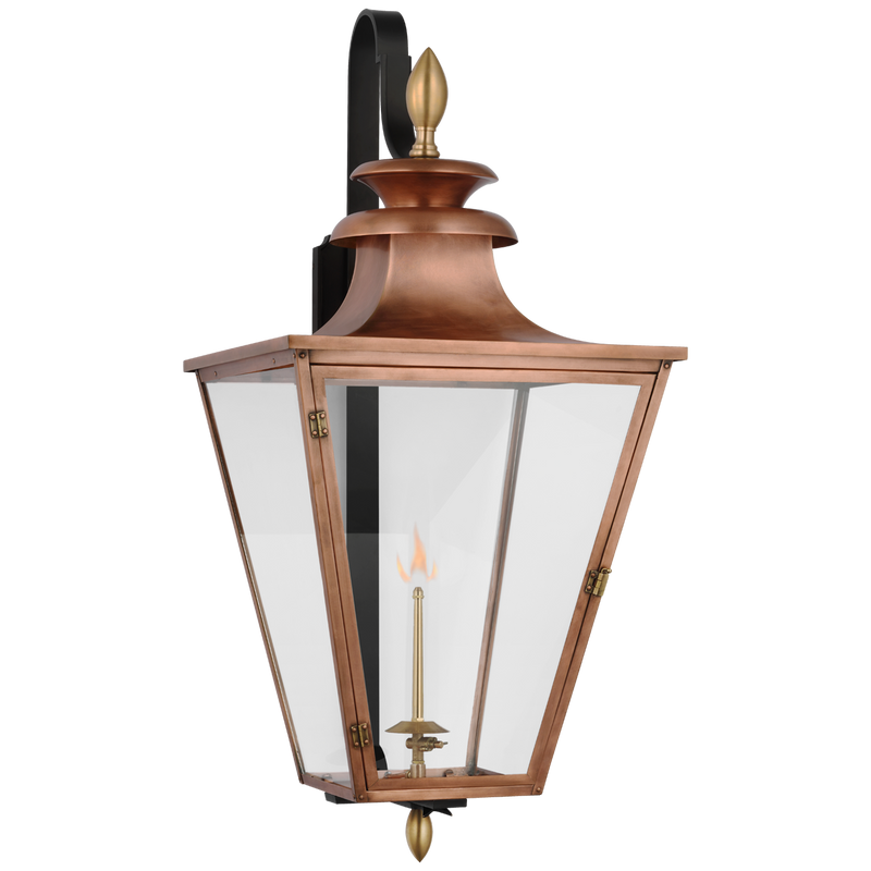 Albermarle Large Bracketed Gas Wall Lantern