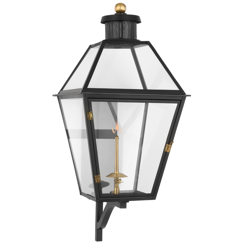 Stratford Large Bracketed Gas Wall Lantern