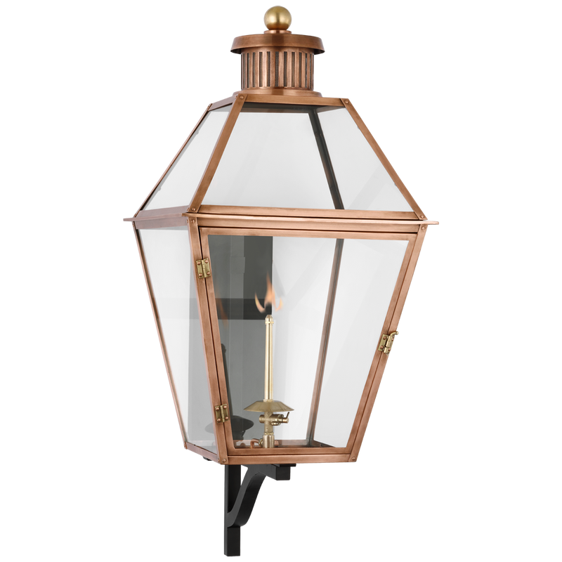 Stratford Large Bracketed Gas Wall Lantern