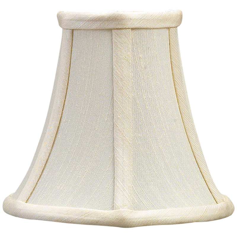 2.5" x 5" x 4.5" Silk Bell Candle Clip Shade