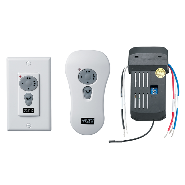 3 - Speed with Dimmer Wall / Hand-Held Battery Operated Remote Control Kit