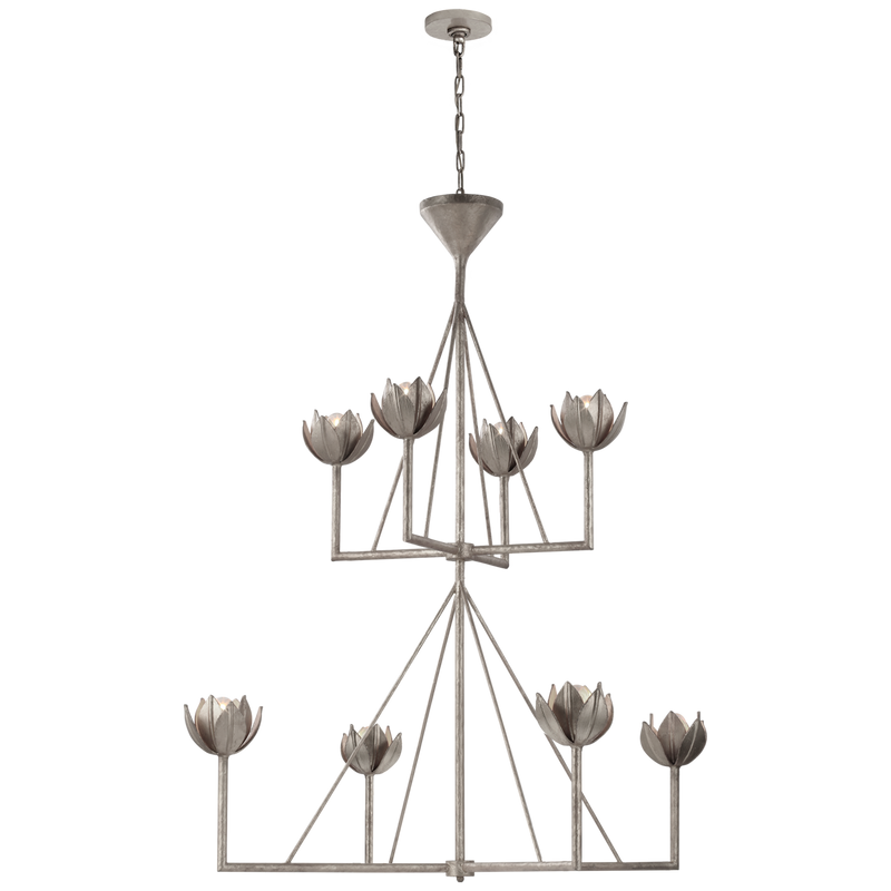 Alberto Large Two Tier Chandelier