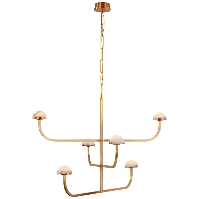 Pedra Three Tier Shallow Chandelier