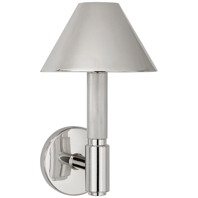 Barrett Small Single Knurled Sconce