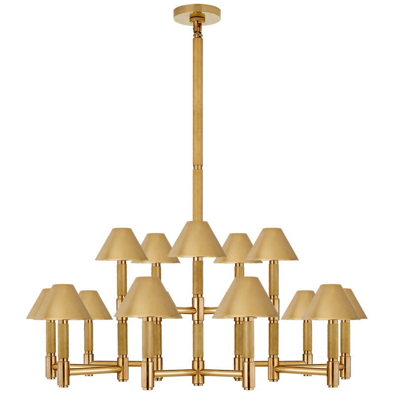 Barrett Large Knurled Chandelier