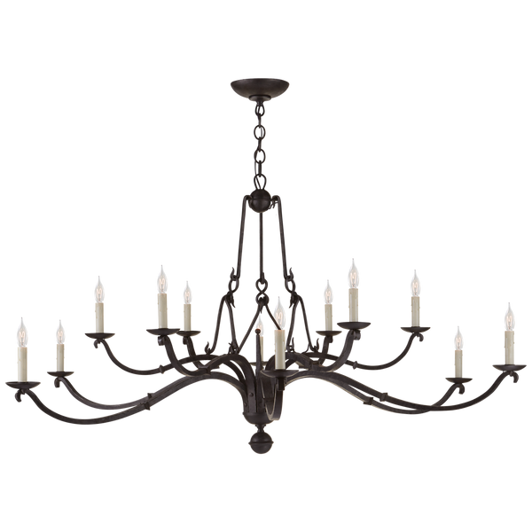 Allegra Large Two-Tiered Chandelier