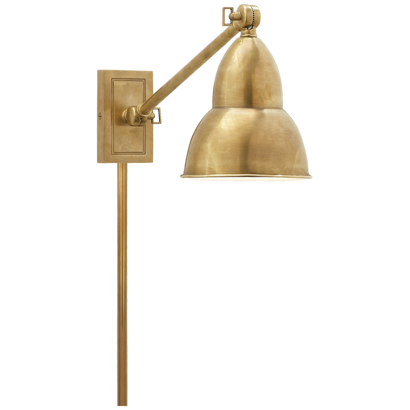 French Library Single Arm Wall Lamp