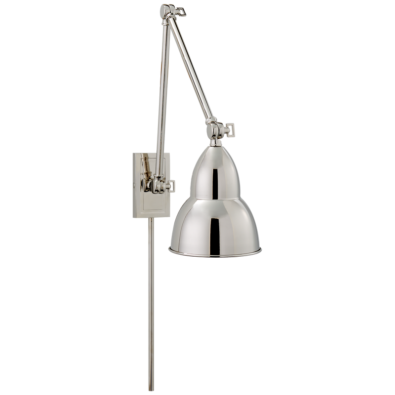 French Library Double Arm Wall Lamp
