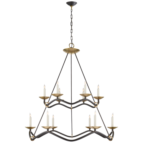 Choros Two-Tier Chandelier