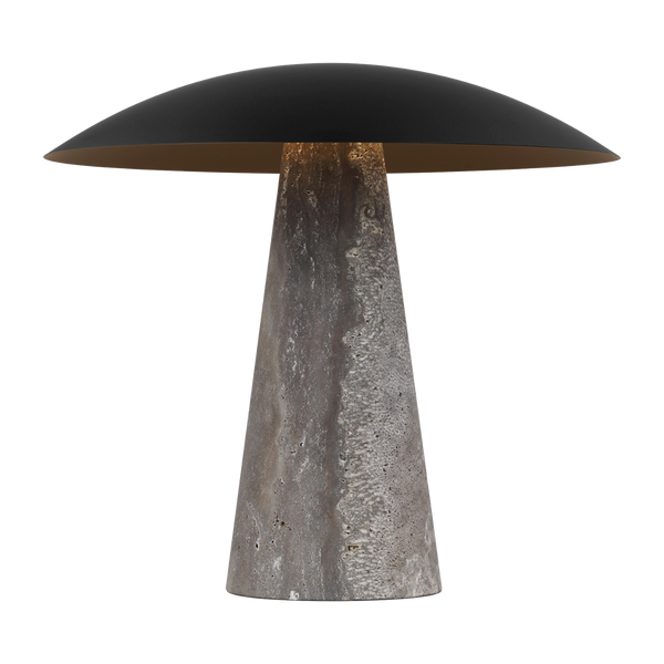 Aegis Medium Travertine Table Lamp