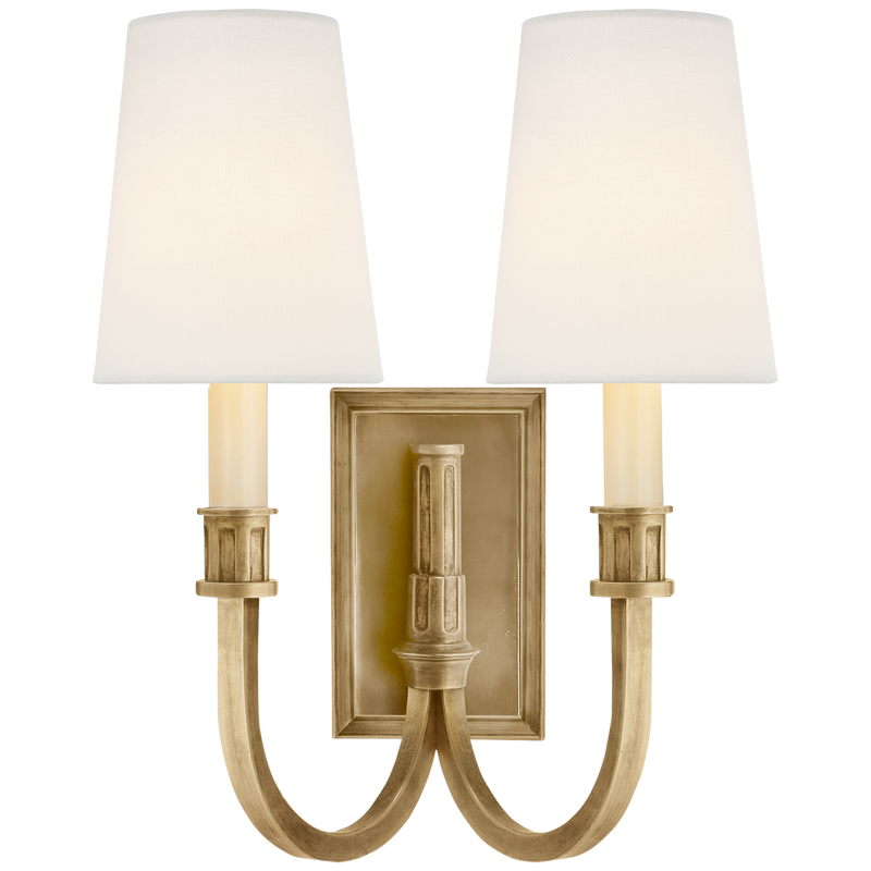 Modern Library Double Sconce