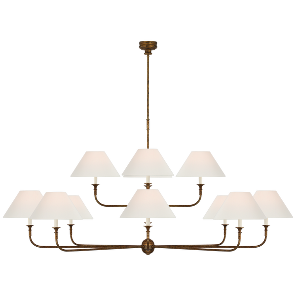 Piaf Oversized Two Tier Chandelier