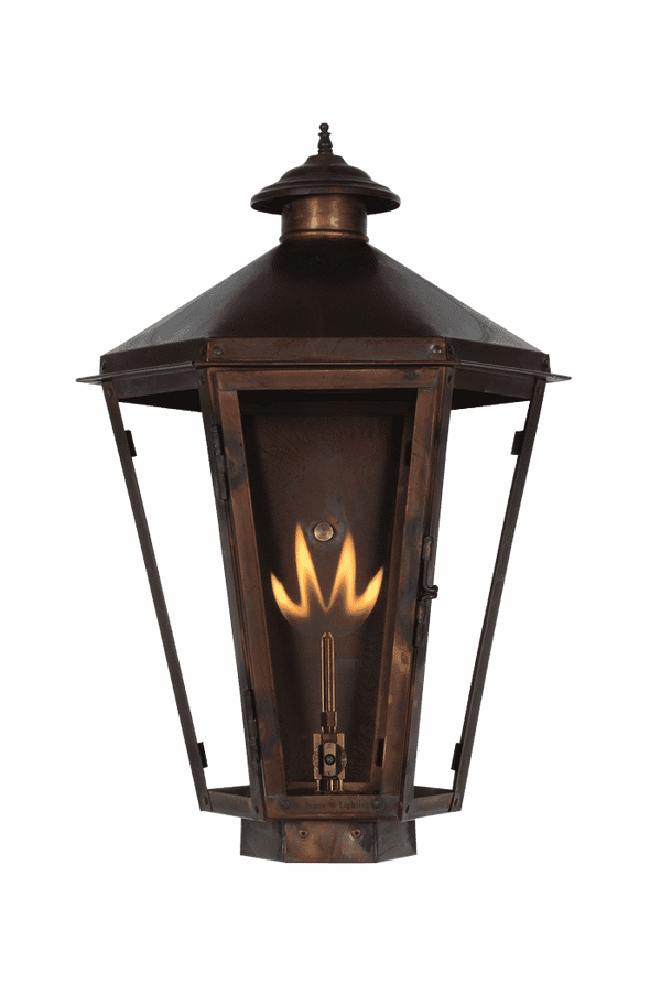 Biloxi Copper Lantern - Medium