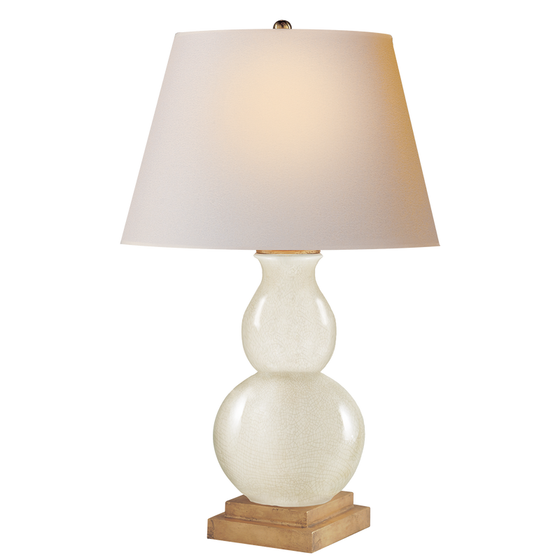 Gourd Form Small Table Lamp