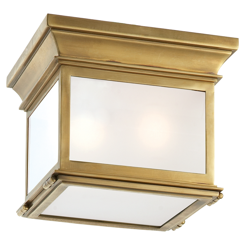 Club Small Square Flush Mount